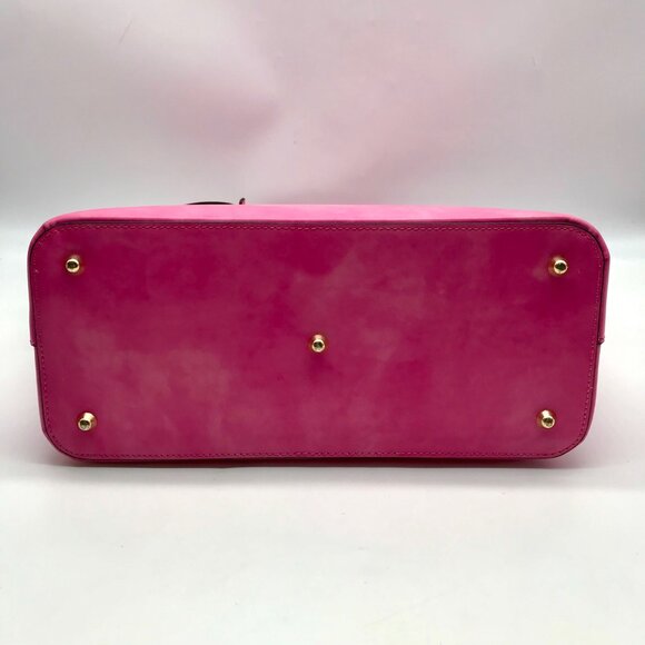 Pratesi Firenze Azalea Pink Versilia Italian Leather Satchel Bag - Picture 5 of 11